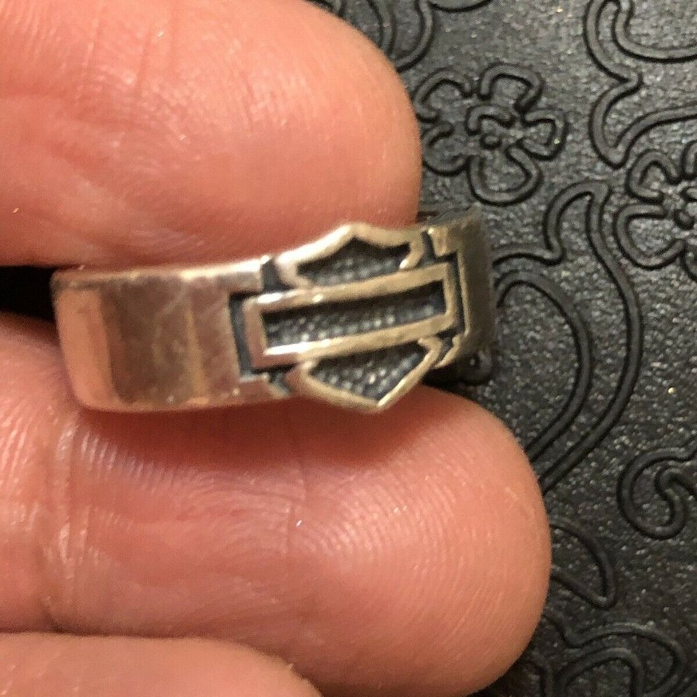 harly davidson women silver ring